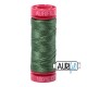 FIL COTON MAKO 12 AURIFIL 2890 Very Dark Grass Green - Petite bobine de 50 mètres