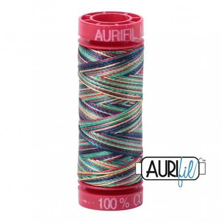 FIL COTON MAKO 12 AURIFIL 3817 Marrakesh - Petite bobine de 50 mètres