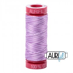 FIL COTON MAKO 12 AURIFIL 3840 French Lilac - Petite bobine de 50 mètres