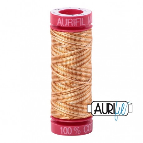 FIL COTON MAKO 12 AURIFIL 4150 Creme Brule - Petite bobine de 50 mètres