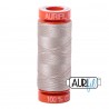 FIL COTON MAKO 50 AURIFIL 6711 Pewter - Petite bobine de 200 mètres