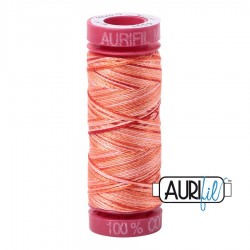 FIL COTON MAKO 12 AURIFIL 4659 Mango Mist - Petite bobine de 50 mètres