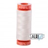 FIL COTON MAKO 50 AURIFIL 6722 Sea Biscuit - Petite bobine de 200 mètres