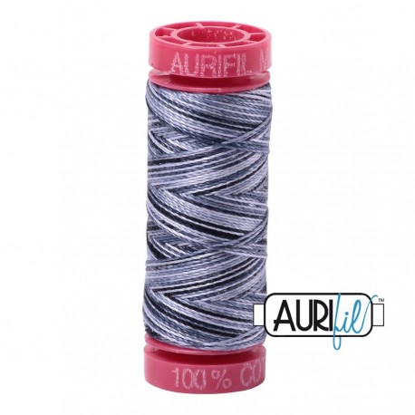 FIL COTON MAKO 12 AURIFIL 4664 Stonefields - Petite bobine de 50 mètres