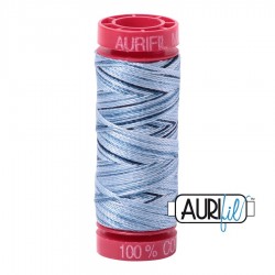 FIL COTON MAKO 12 AURIFIL 4669 Stonewash Blues - Petite bobine de 50 mètres