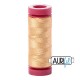 FIL COTON MAKO 12 AURIFIL 5001 Ocher Yellow - Petite bobine de 50 mètres