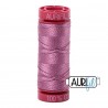 FIL COTON MAKO 12 AURIFIL 5003 Wine - Petite bobine de 50 mètres