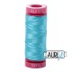 FIL COTON MAKO 12 AURIFIL 5005 Bright Turquoise - Petite bobine de 50 mètres