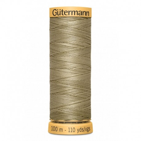 GÜTERMANN FIL COTON NATUREL C50 N° 816 - Bobine de 100 mètres