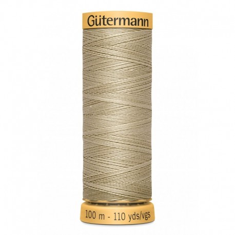 GÜTERMANN FIL COTON NATUREL C50 N° 1017 - Bobine de 100 mètres