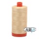 FIL COTON MAKO 50 AURIFIL 2125 Wheat - Grosse bobine de 1300 mètres