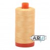 FIL COTON MAKO 50 AURIFIL 2130 Medium Butter - Grosse bobine de 1300 mètres