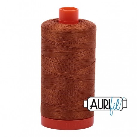 FIL COTON MAKO 50 AURIFIL 2155 Cinnamon - Grosse bobine de 1300 mètres