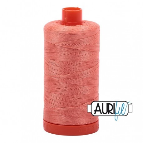 FIL COTON MAKO 50 AURIFIL 2220 Light Salmon - Grosse bobine de 1300 mètres