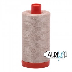 FIL COTON MAKO 50 AURIFIL 2312 Ermine - Grosse bobine de 1300 mètres