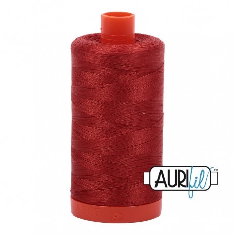 FIL COTON MAKO 50 AURIFIL 2395 Pumpkin Spice - Grosse bobine de 1300 mètres