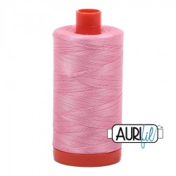 FIL COTON MAKO 50 AURIFIL 2425 Bright Pink - Grosse bobine de 1300 mètres