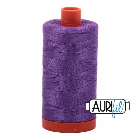 FIL COTON MAKO 50 AURIFIL 2540 Medium Lavender - Grosse bobine de 1300 mètres