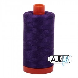 FIL COTON MAKO 50 AURIFIL 2545 Medium Purple - Grosse bobine de 1300 mètres