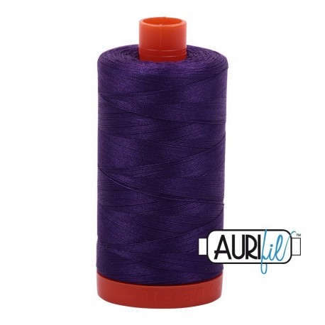 FIL COTON MAKO 50 AURIFIL 2545 Medium Purple - Grosse bobine de 1300 mètres