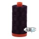 FIL COTON MAKO 50 AURIFIL 2570 Aubergine - Grosse bobine de 1300 mètres