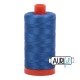 FIL COTON MAKO 50 AURIFIL 2730 Delft Blue - Grosse bobine de 1300 mètres