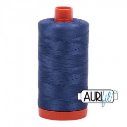 FIL COTON MAKO 50 AURIFIL 2775 Steel Blue - Grosse bobine de 1300 mètres