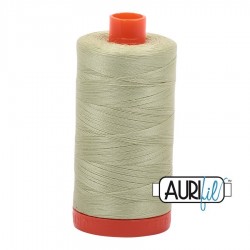 FIL COTON MAKO 50 AURIFIL 2886 Light Avocado - Grosse bobine de 1300 mètres