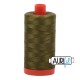 FIL COTON MAKO 50 AURIFIL 2887 Very Dark Olive - Grosse bobine de 1300 mètres