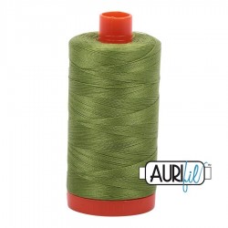 FIL COTON MAKO 50 AURIFIL 2888 Fern Green - Grosse bobine de 1300 mètres