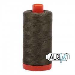 FIL COTON MAKO 50 AURIFIL 2905 Army Green - Grosse bobine de 1300 mètres