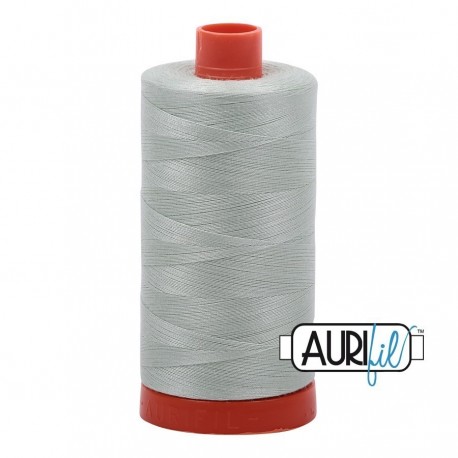 FIL COTON MAKO 50 AURIFIL 2912 Platinum - Grosse bobine de 1300 mètres