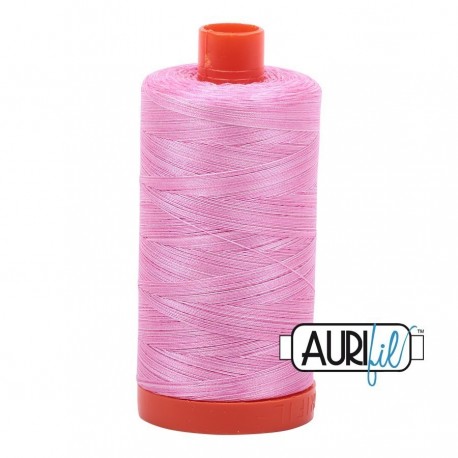 FIL COTON MAKO 50 AURIFIL 3660 Bubblegum - Grosse bobine de 1300 mètres