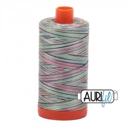 FIL COTON MAKO 50 AURIFIL 3817 Marrakesh - Grosse bobine de 1300 mètres