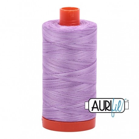 FIL COTON MAKO 50 AURIFIL 3840 French Lilac - Grosse bobine de 1300 mètres