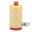 AURIFIL FIL COTON MAKO 50 1300m 3910 Lemon Ice