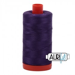 FIL COTON MAKO 50 AURIFIL 4225 Eggplant - Grosse bobine de 1300 mètres