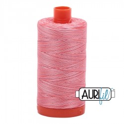 FIL COTON MAKO 50 AURIFIL 4250 Flamingo - Grosse bobine de 1300 mètres