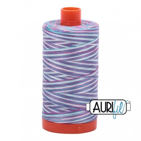 FIL COTON MAKO 50 AURIFIL 4647 Berrylicious - Grosse bobine de 1300 mètres