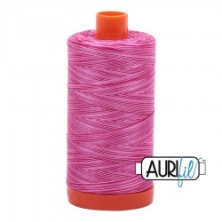 FIL COTON MAKO 50 AURIFIL 4660 Pink Taffy - Grosse bobine de 1300 mètres