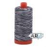 FIL COTON MAKO 50 AURIFIL 4665 Graphite - Grosse bobine de 1300 mètres