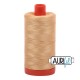 FIL COTON MAKO 50 AURIFIL 5001 Ocher Yellow - Grosse bobine de 1300 mètres