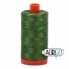 FIL COTON MAKO 50 AURIFIL 5018 Dark Grass Green - Grosse bobine de 1300 mètres