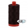 FIL COTON MAKO 50 AURIFIL 5024 Dark Brown - Grosse bobine de 1300 mètres