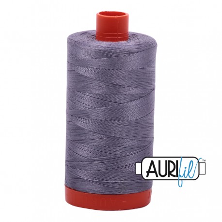 FIL COTON MAKO 50 AURIFIL 6733 Twilight - Grosse bobine de 1300 mètres