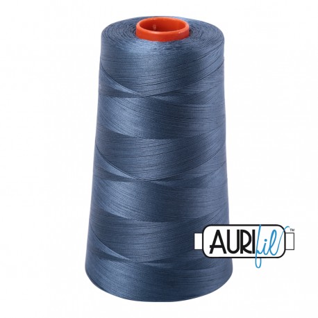 FIL COTON MAKO 50 AURIFIL 1310 Medium Blue Grey - Cône de 5900 mètres