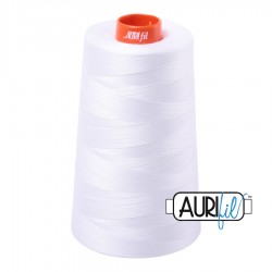 FIL COTON MAKO 50 AURIFIL 2024 White - Cône de 5900 mètres