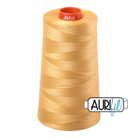 FIL COTON MAKO 50 AURIFIL 2134 Spun Gold - Cône de 5900 mètres