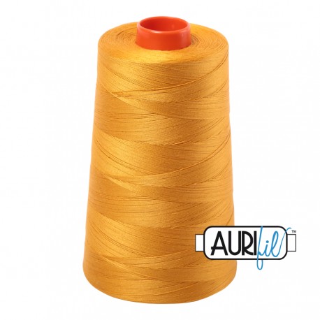 FIL COTON MAKO 50 AURIFIL 2140 Orange Mustard - Cône de 5900 mètres