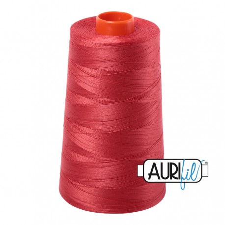 FIL COTON MAKO 50 AURIFIL 2255 Dark Red Orange - Cône de 5900 mètres